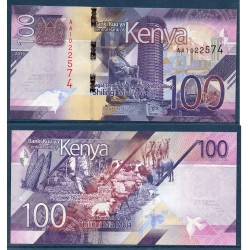 Kenya Pick N°53, Billet de banque de 100 Shillings 2019