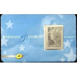 Timbre france Yvert No 4242 Marianne de Beaujard 5€ argent