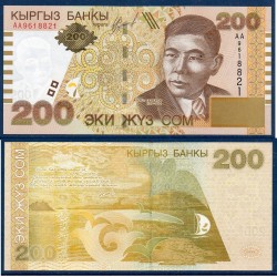 Kirghizistan Pick N°16 Billet de banque de 200 som 2000