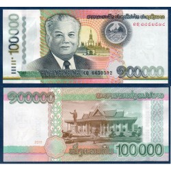 Laos Pick N°42a, Billet de banque de 100000 Kip 2011