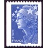 Timbre France Yvert No 4241 Marianne de Beaujard TVP bleu, issu de roulette