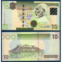 Libye Pick N°78Aa, neuf Billet de banque de 10 dinars 2011