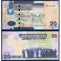 Libye Pick N°74, Neuf Billet de banque de 20 dinars 2009