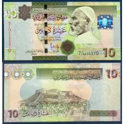 Libye Pick N°73, Neuf Billet de banque de 10 dinars 2009