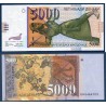 Macedoine P.19a, neuf Billet de 5000 Denari 1996 Maenad VI