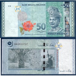 Malaisie Pick N°50a, TTB Billet de banque de 50 Ringgit 2009