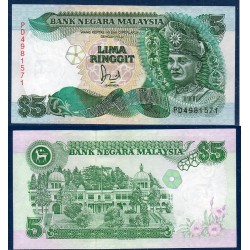 Malaisie Pick N°28c, Billet de banque de 5 ringgit 1986-1991