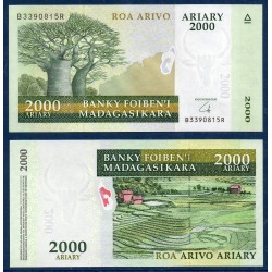 Madagascar Pick N°96, Billet de banque de 2000 Ariary Francs 2007-2014