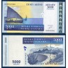 Madagascar P.84, Neuf, Billet de 5000 Ariary - 25000 Francs 2003 Baie