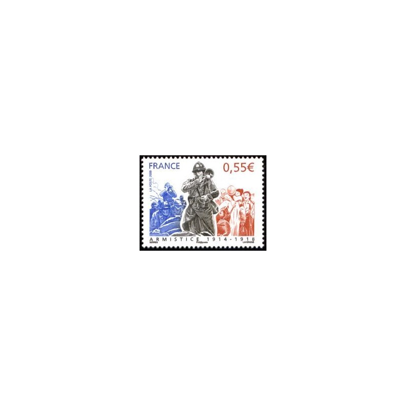 Timbre France Yvert No 4322 Signature de l'armistice