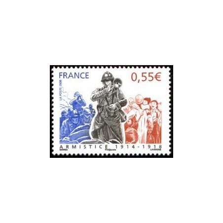 Timbre France Yvert No 4322 Signature de l'armistice