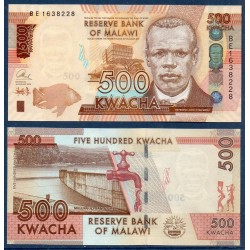 Malawi Pick N°66a, Billet de banque de 500 kwacha 2014