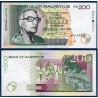 Maurice Pick N°45, Billet de banque de 200 Rupees 1998