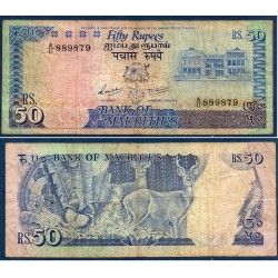 Maurice Pick N°37a, Billet de banque de 50 Rupees 1986