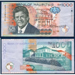 Maurice Pick N°63b, TTB Billet de banque de 1000 Rupees 2015