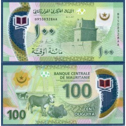 Mauritanie Pick N°23, Billet de banque de 100 Ouguiya 2017