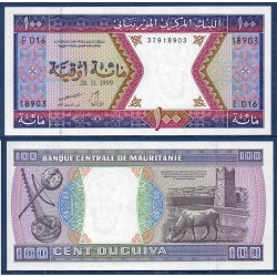 Mauritanie Pick N°4i, Spl Billet de banque de 100 Ouguiya 1999