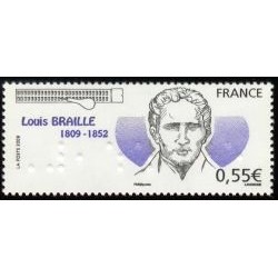 Timbre France Yvert No 4324 Louis Braille