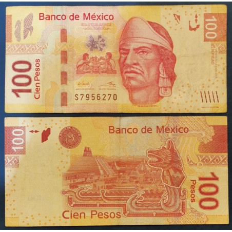 Mexique Pick N°124h, TTB Billet de Banque de 100 pesos 24.4.2013