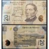 Mexique Pick N°122j, TTB Billet de Banque de 20 pesos 10.1.2012