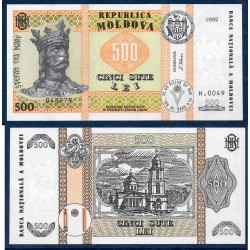 Moldavie Pick N°17, Billet de Banque de 500 Lei 1992