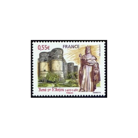 Timbre France Yvert No 4326 René premier d'Anjou