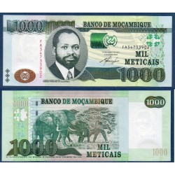 Mozambique Pick N°154a, Billet de banque de 1000 meticais 2011
