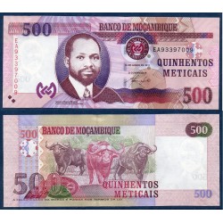 Mozambique Pick N°153a, Billet de banque de 500 meticais 2011