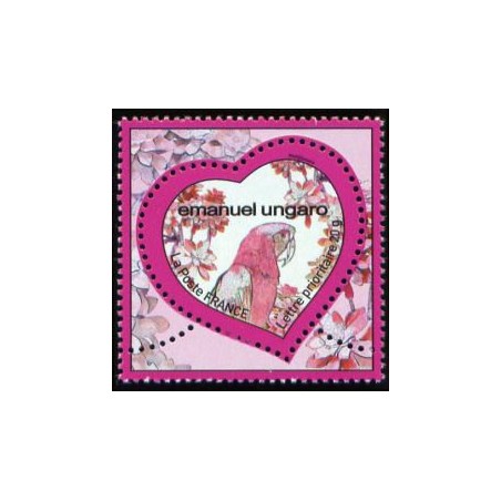 Timbre France Yvert No 4327 Coeur st Valentin Ungaro