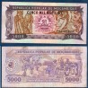 Mozambique Pick N°133a, Billet de banque de 5000 meticais 1988