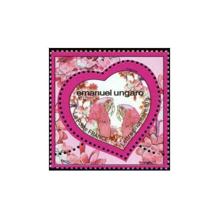 Timbre France Yvert No 4328 Coeur St Valentin Ungaro