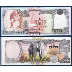 Nepal Pick N°44a, Billet de banque de 1000 rupees 2000