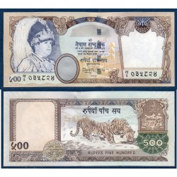 Nepal Pick N°50b, Billet de banque de 500 rupees 2002-2005