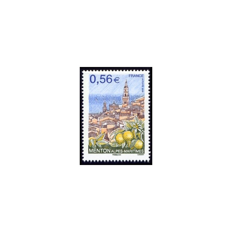 Timbre France Yvert No 4337 Menton