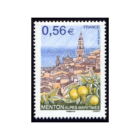 Timbre France Yvert No 4337 Menton