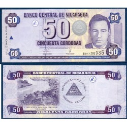 Nicaragua Pick N°198, Billet de Banque de 50 cordobas 2006