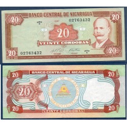Nicaragua Pick N°185, Billet de Banque de 20 cordobas 1997