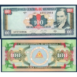 Nicaragua Pick N°187, Billet de Banque de 100 cordobas 1997