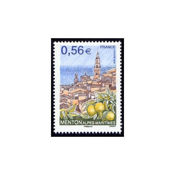 Timbre France Yvert No 4337 Menton