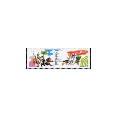 Timbre France Yvert No 4341 Fête du timbre Looney Tunes issu du bloc feuillet