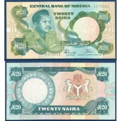 Nigeria Pick N°26b, Sup Billet de Banque de 20 Naira 1984-2000