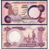 Nigeria Pick N°24d , Billet de Banque de 5 Naira 1984-2005