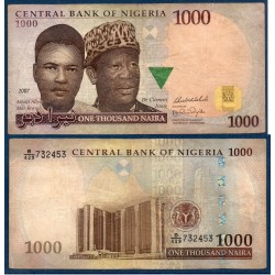 Nigeria Pick N°36c, TB Billet de Banque de 1000 Naira 2007