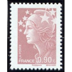 Timbre France Yvert No 4343  Marianne de Beaujard 0.90€ lilas brun clair