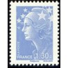 Timbre France Yvert No 4344 Marianne de Beaujard 1.30€ bleu ciel