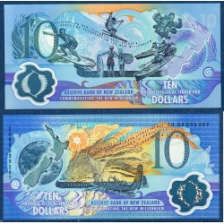 Nouvelle Zelande Pick N°190a, Billet de banque de 10 Dollars 2000