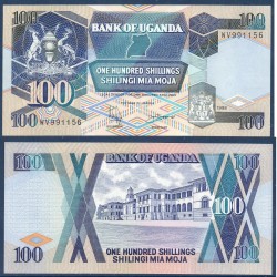 Ouganda Pick N°31c, Billet de banque de 100 Shillings 1994-1998