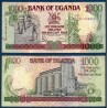 Ouganda Pick N°34b, Billet de banque de 1000 Shillings 1991