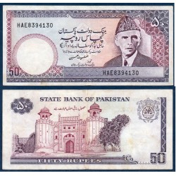 Pakistan Pick N°40, TTB Billet de banque de 50 Rupees 1986-2006
