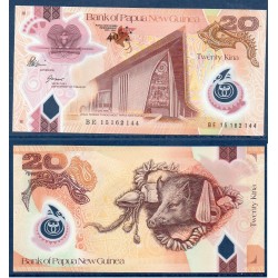 Papouasie Pick N°49, Billet de banque de 20 Kina 2015